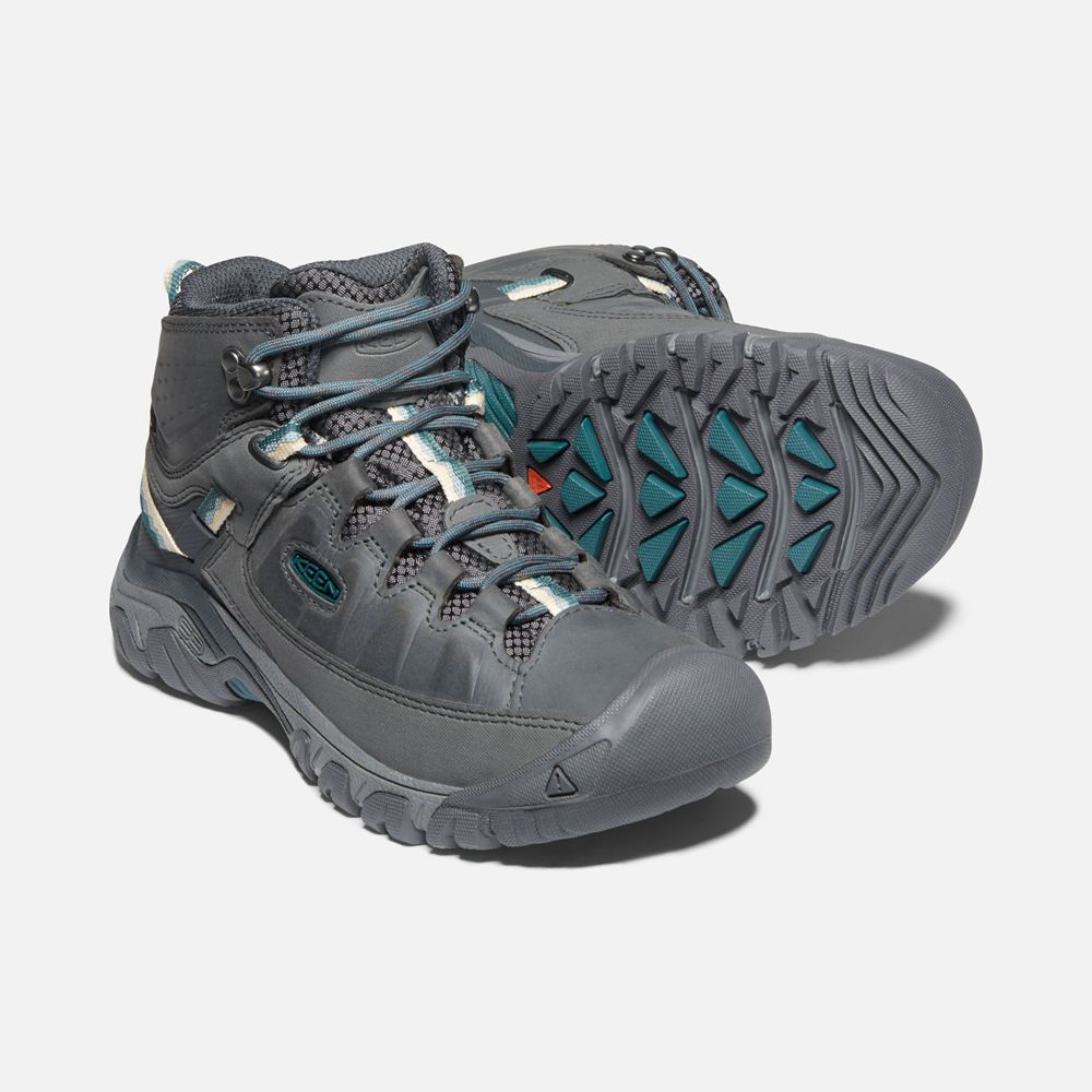 Cizme Keen Romania Dama Gri Inchis Targhee Iii Waterproof Mid 2803-TGEWX